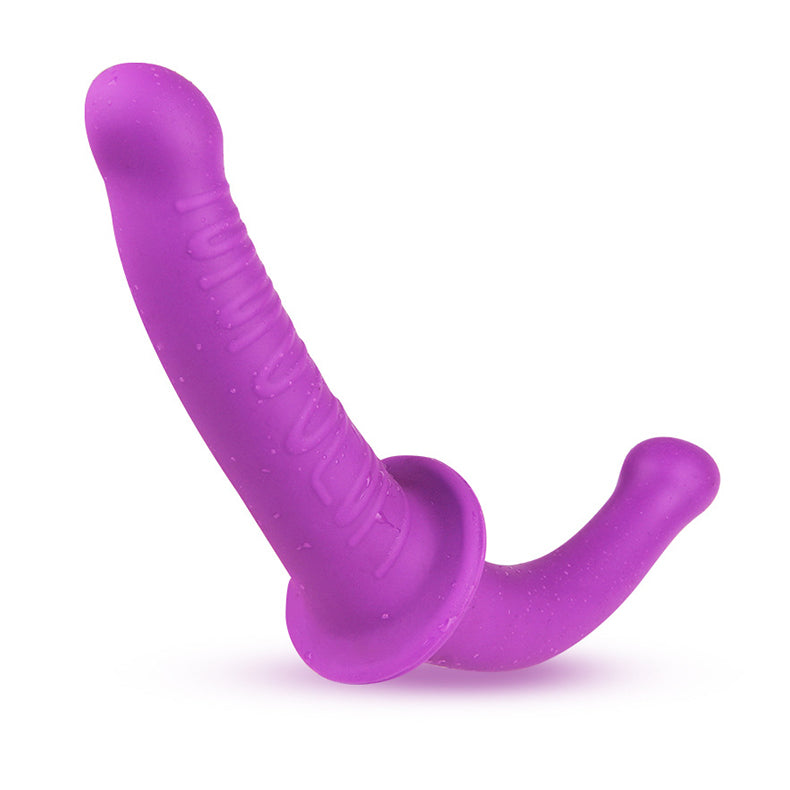 Double Headed Dildo Lesbian Silicone Dildo-diagonally above