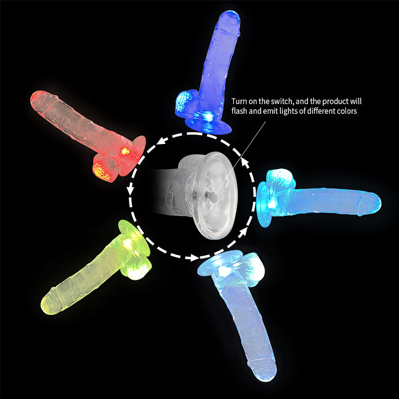 Youngwill-LED Light Color Changing Dildo Party Bar Hot Style