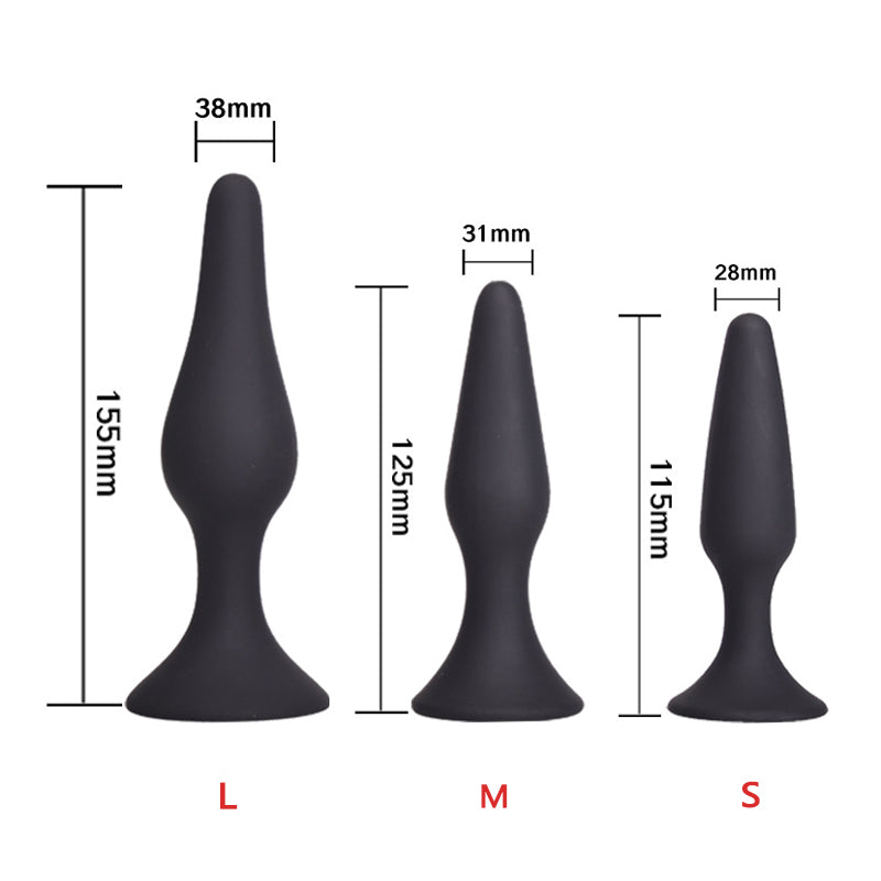 Youngwill Silicone Anal Plug Three-piece Set