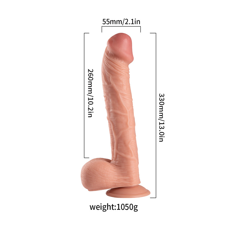 Youngwill-Upturned Shape Realistic Dildo Curved G-spot Dildo