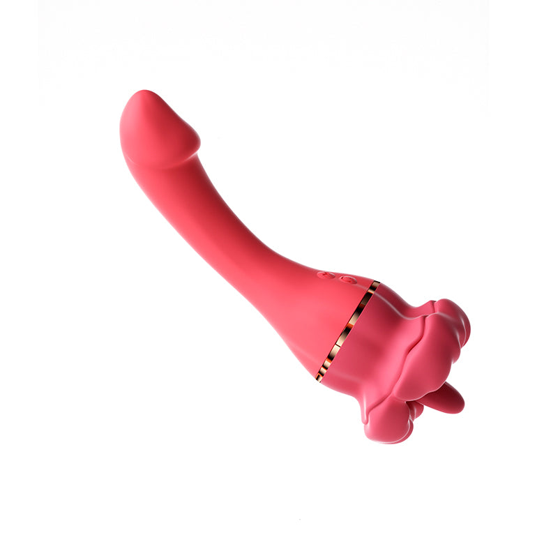 Youngwill-Double-head Tongue Licking G-spot Vibrator