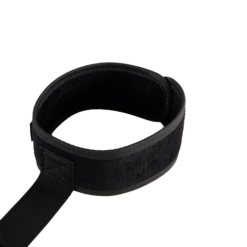 Youngwill BDSM Neck to Wrist Restraints Bondage Set Behind Back Handcuffs Collar with Blindfold Adjustable Bondage Set