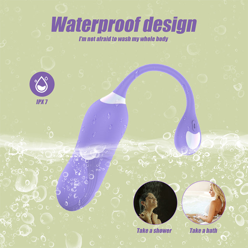 Inflatable Telescopic Egg Vibrator-waterproof