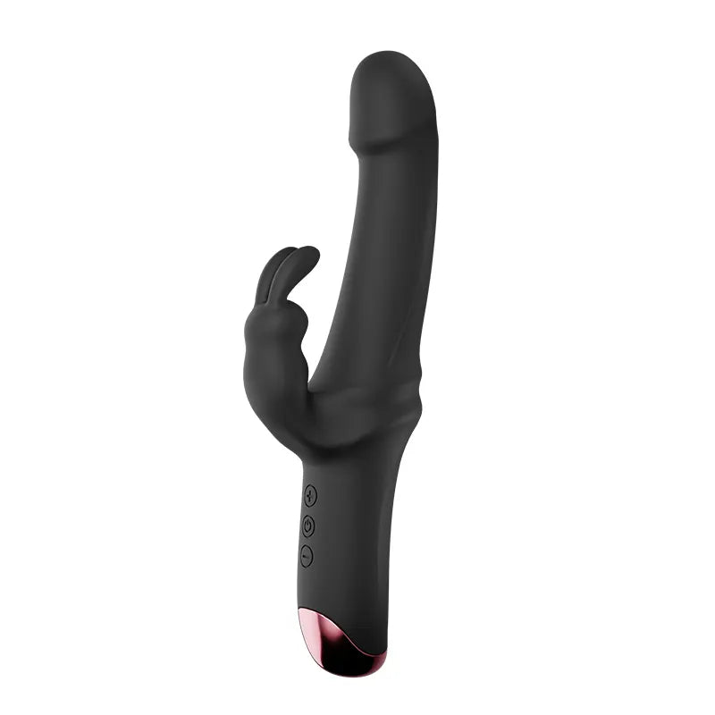 Rabbit Dildo Vibrator-black