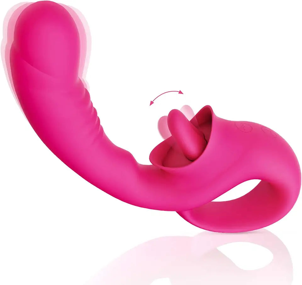 Youngwill Tongue Licking Realistic Dildo Vibrator