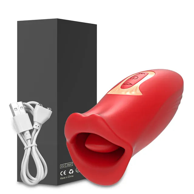 Big Mouth Tongue Licking Vibrator Box packaging