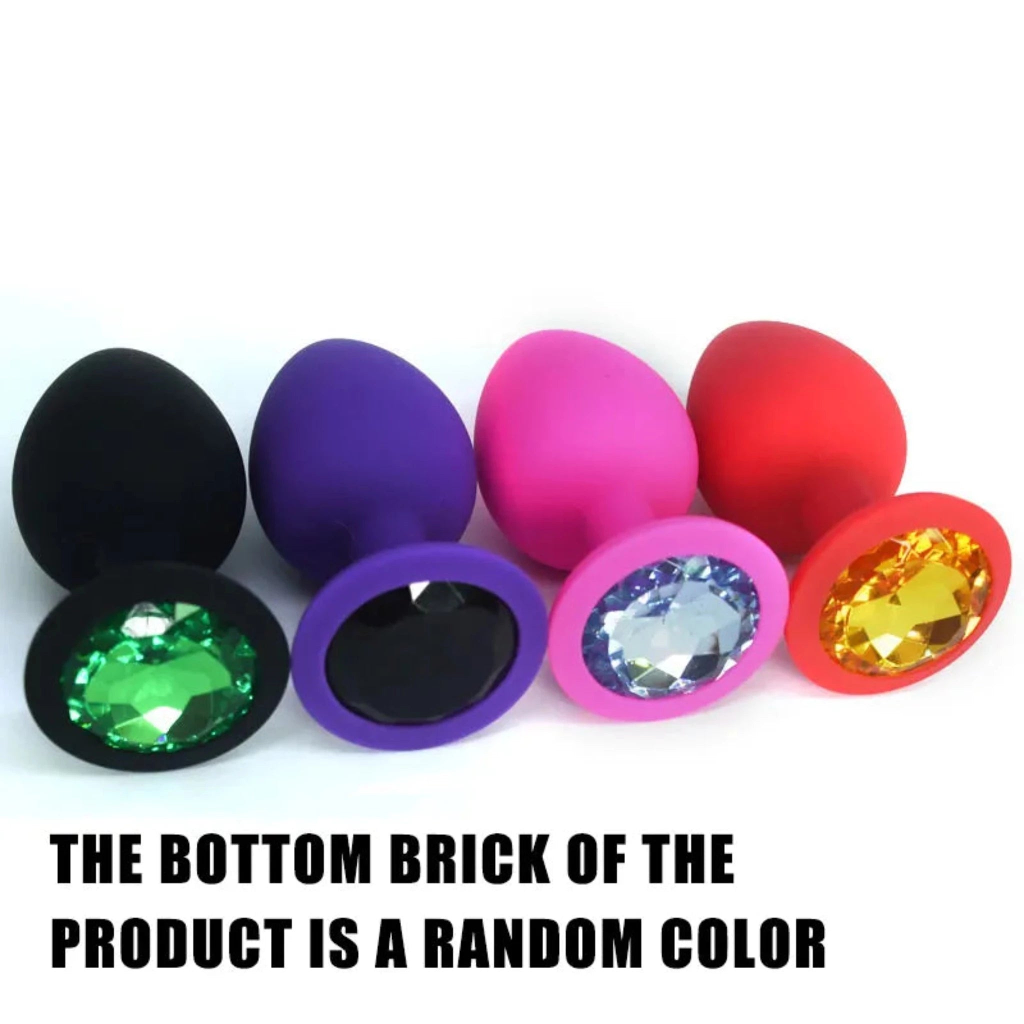 Diamond Silicone Butt Plug for Beginner-diamond close up