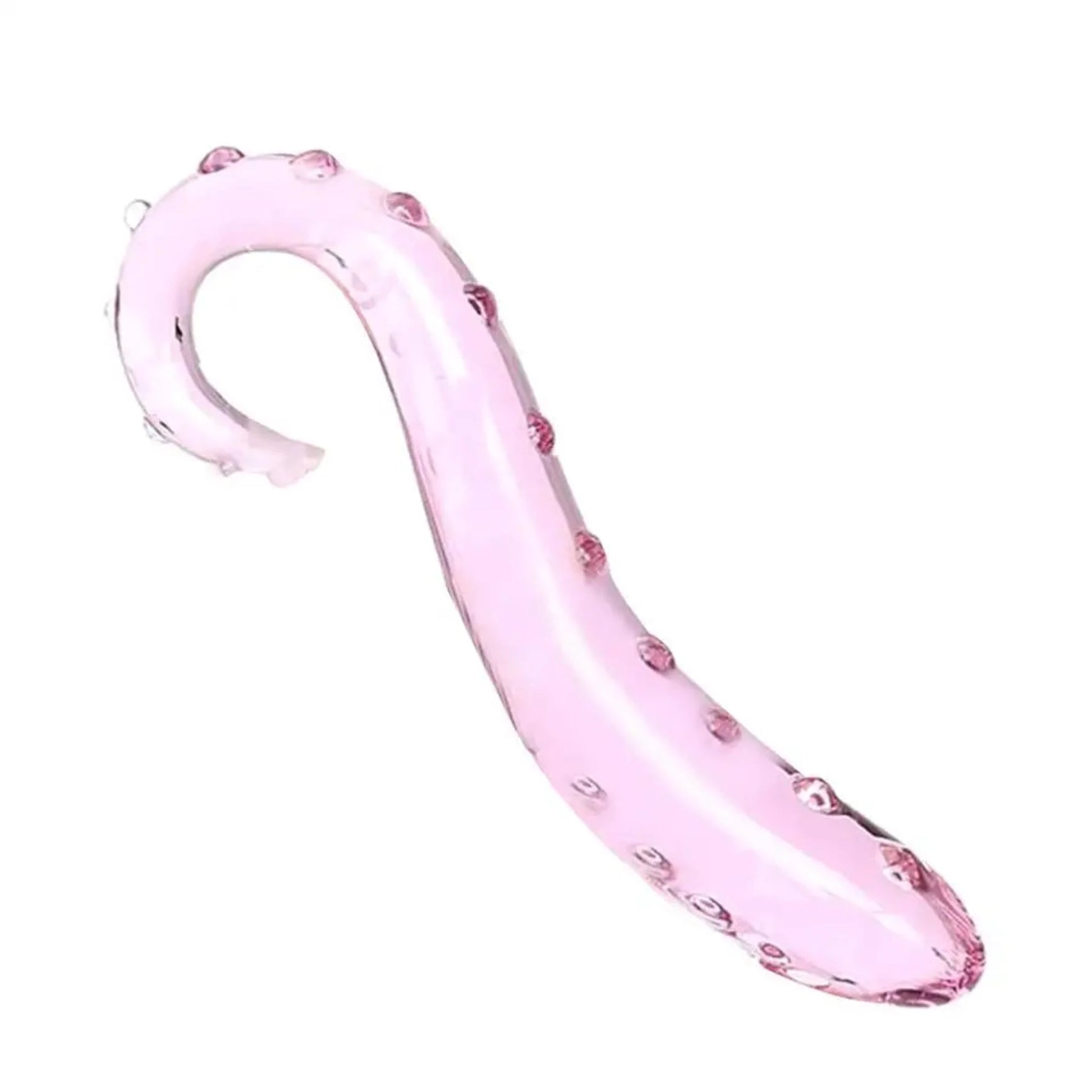 Youngwill Hippocampus Shape Pink Glass Anal Plug