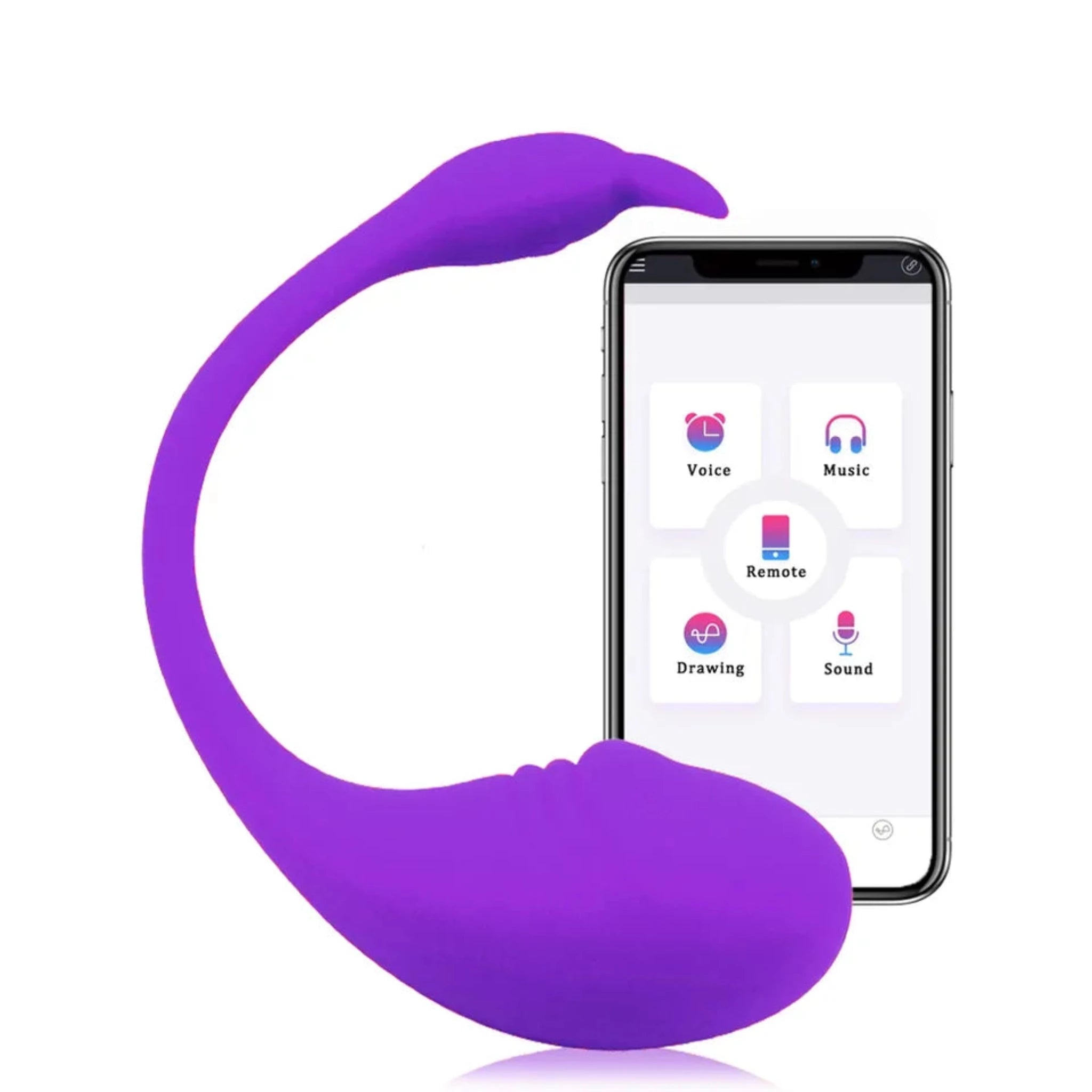 IPx8 App Vibrating Egg-main iamge purple