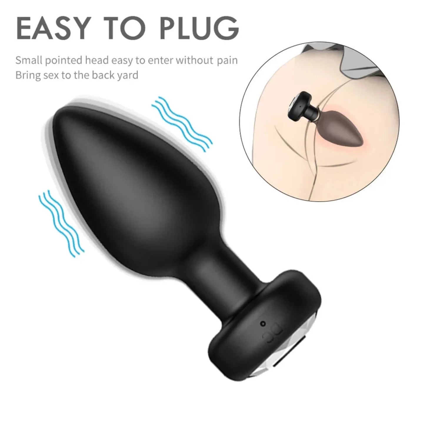 Youngwill Remote Control Anal Plug