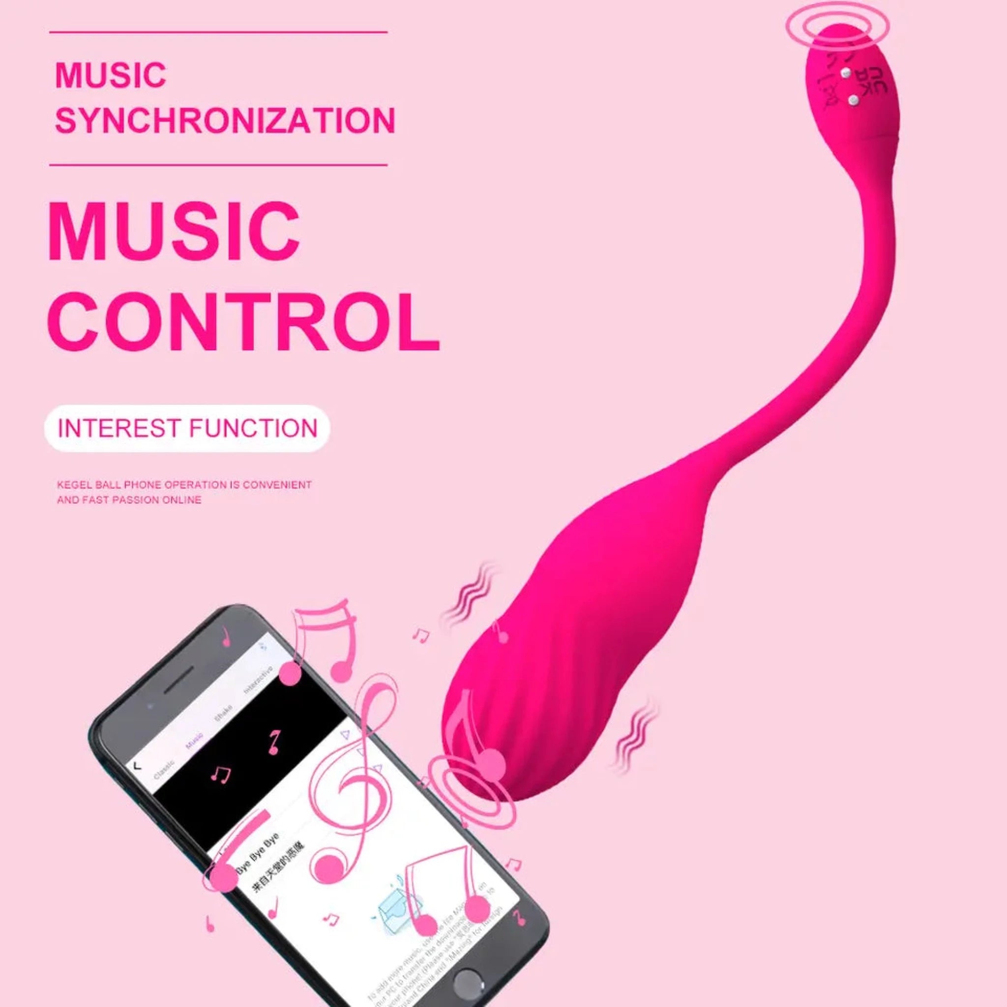 APP Control Egg Vibrator-Music control