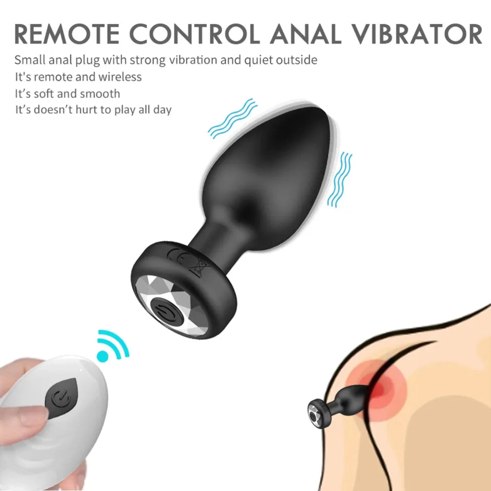 Youngwill Remote Control Anal Plug