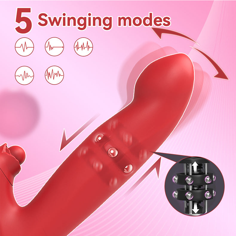 Youngwill-Rabbit Swing Vibrator G Spot Sex Toy for Women