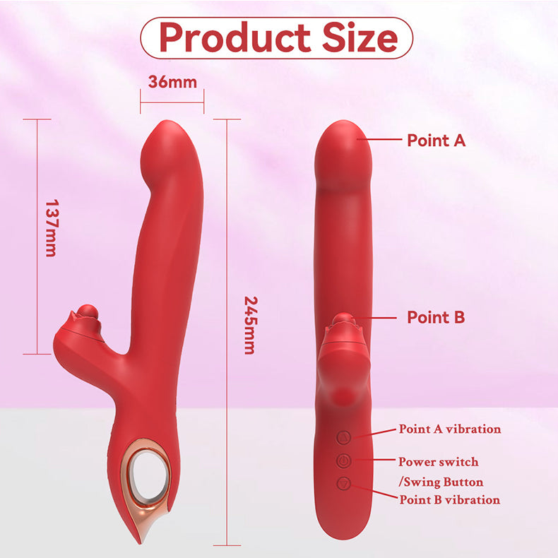 Youngwill-Rabbit Swing Vibrator G Spot Sex Toy for Women