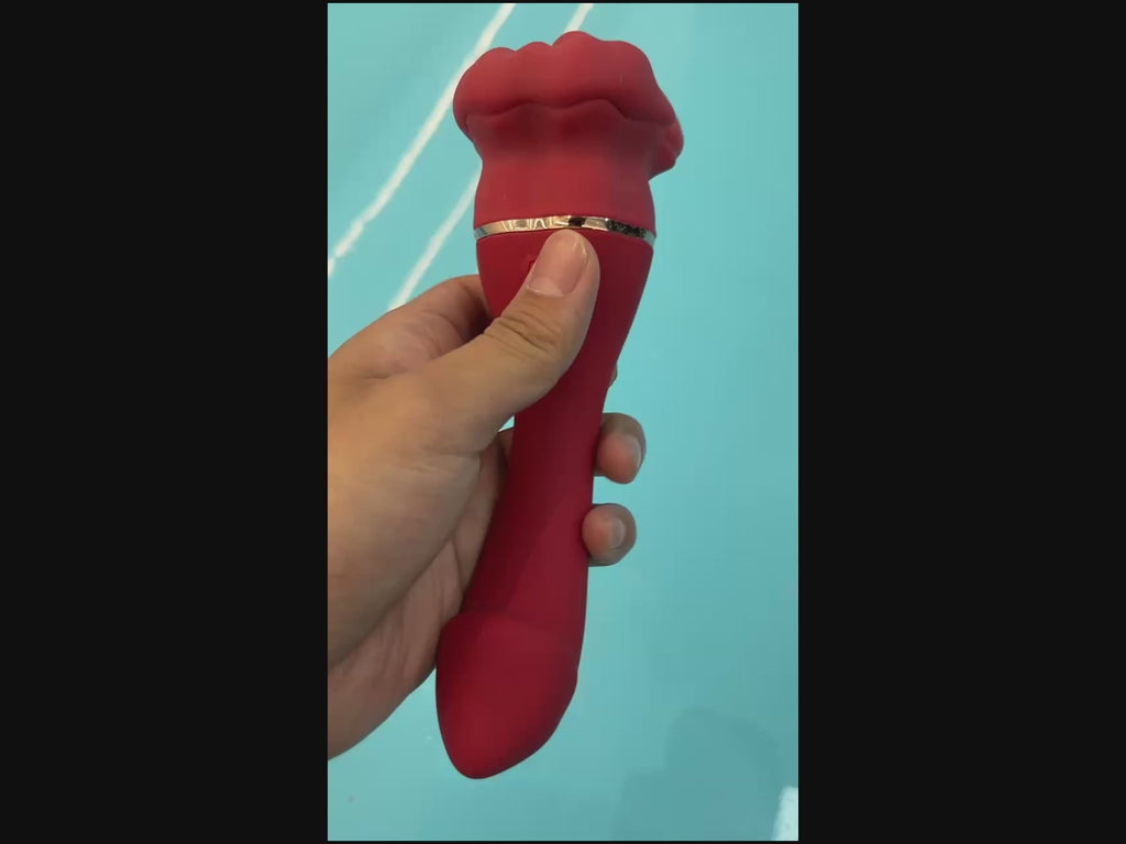 Youngwill-Double-head Tongue Licking G-spot Vibrator