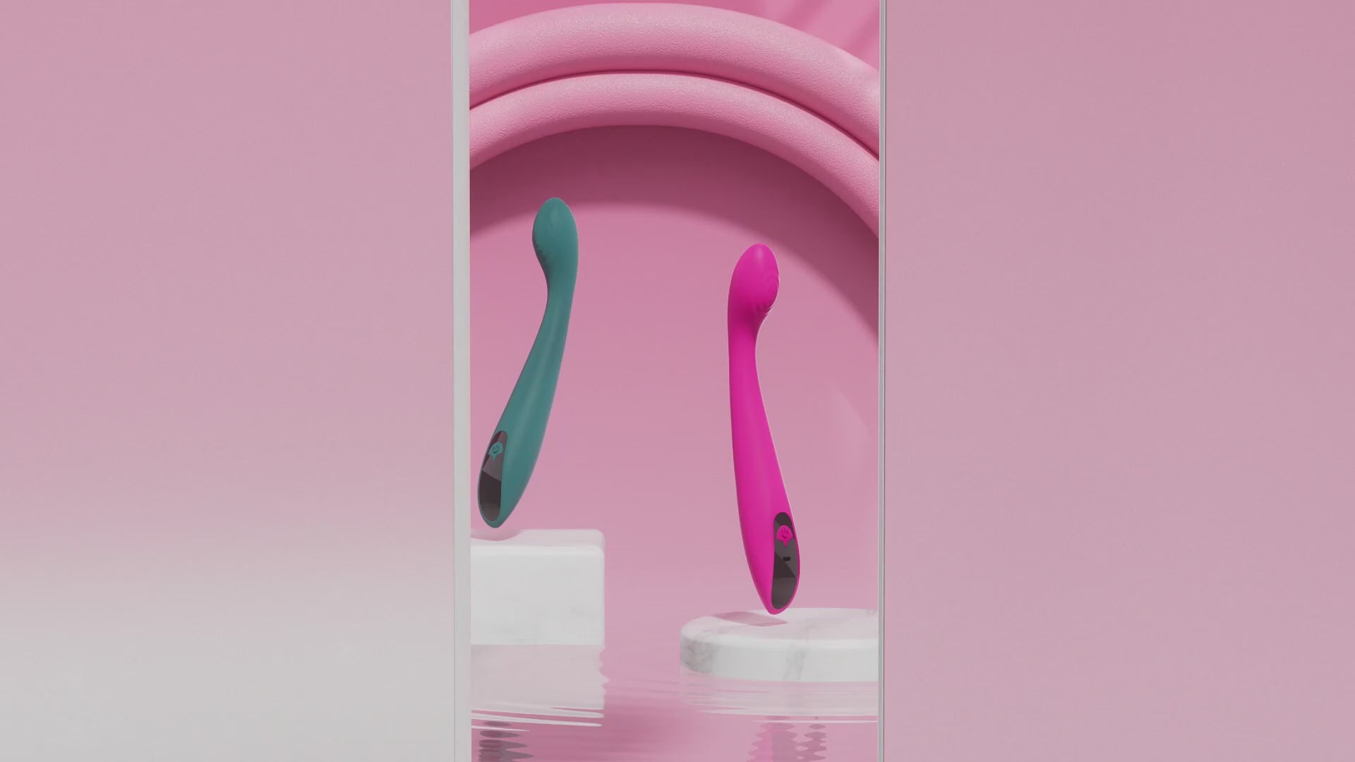 Youngwill Digital Display G-spot Wand Finger-shaped Vibrator